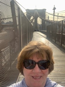 Selfie on the Brooklyn Bridge